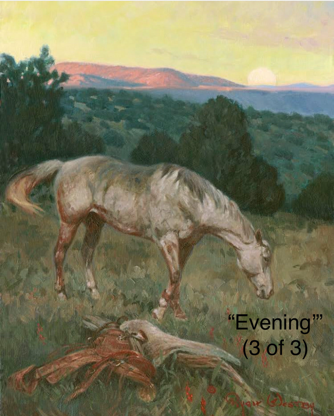 “Mornin”, “Noon”, and “Evenin” Triptych