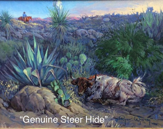 “Genuine Steer Hide” *ORIGINAL*