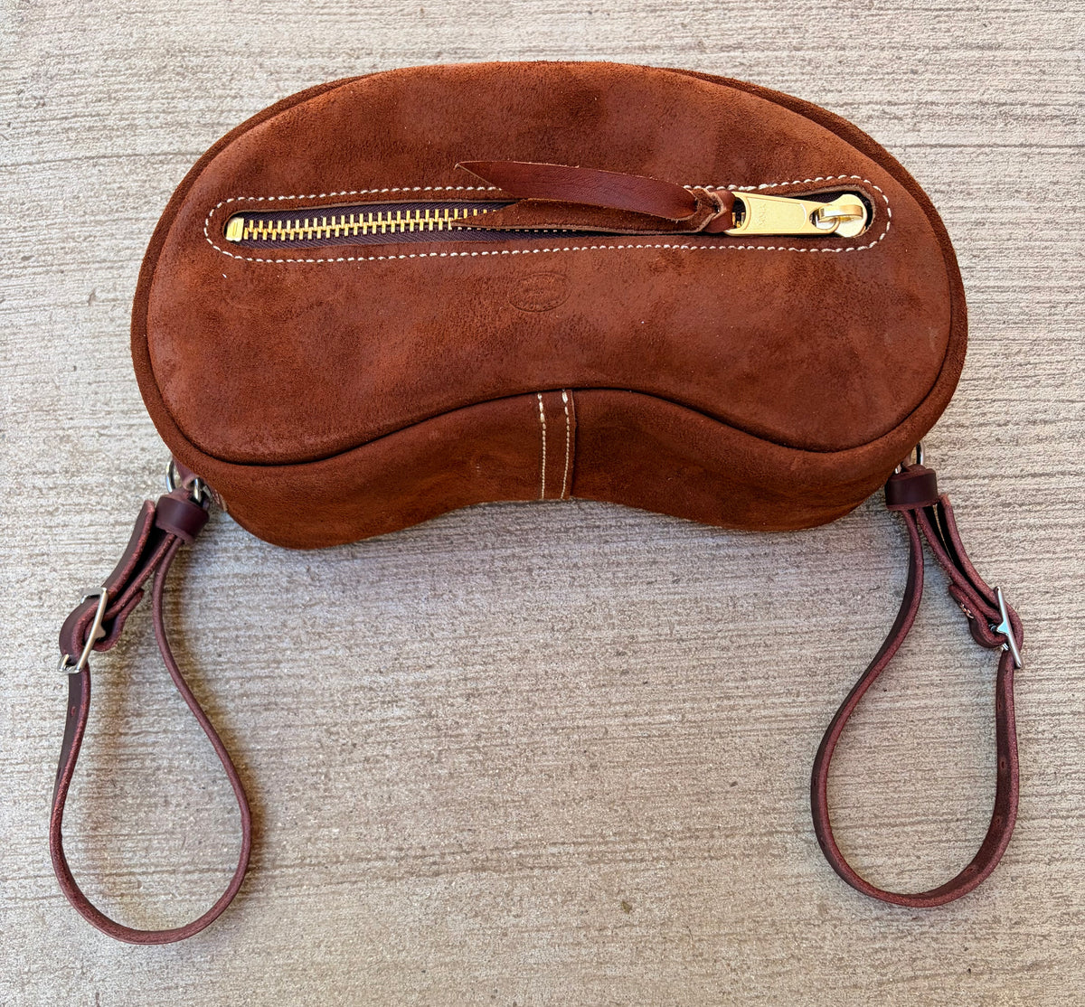Small Cowhide Cantle Bag