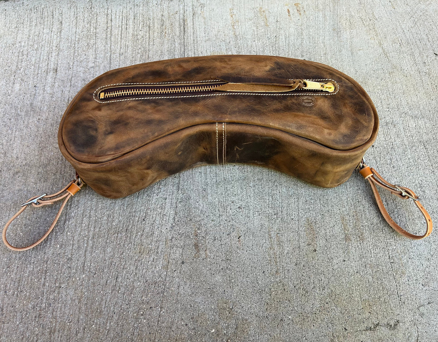Large Cowhide Cantle Bag