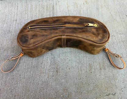 Large Cowhide Cantle Bag