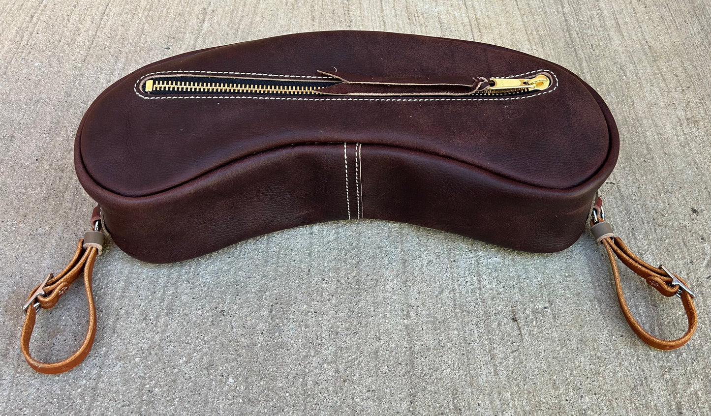 Large Cowhide Cantle Bag