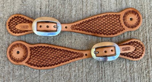 Stamped Garcia Spur Straps