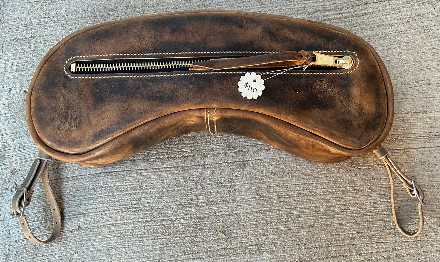 Large Cowhide Cantle Bag