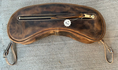 Large Cowhide Cantle Bag